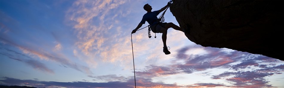 abseiling, rock climbing ropes